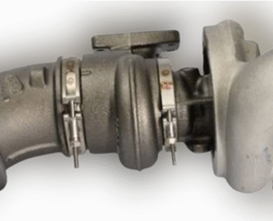 The T4103-02 Zeki Turbocharger New Aftermarket for 5.9L Dodge Cummins is shown with wastegate actuator, clamps, and sensor against a white background.