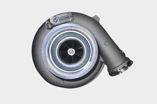 A close-up view of the T5294-01 ZEKI Turbocharger against a plain white background, highlighting its compressor wheel and housing.